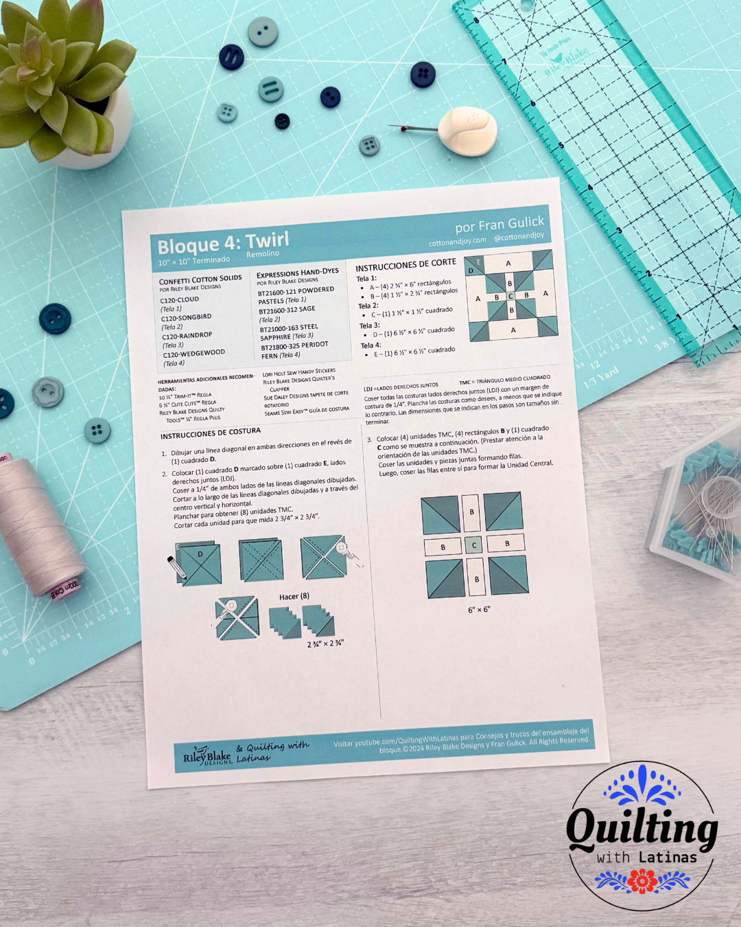 🧵✨ ¡El Bloque 4 del RBD Reto de Bloques 2025 ya está disponible! ✨🧵