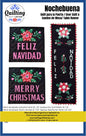 Nochebuena - Patrón de Aplicado en Tela  | Nochebuena -  Appliqué Pattern